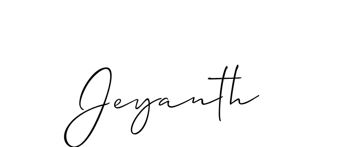 Best and Professional Signature Style for Jeyanth. Allison_Script Best Signature Style Collection. Jeyanth signature style 2 images and pictures png