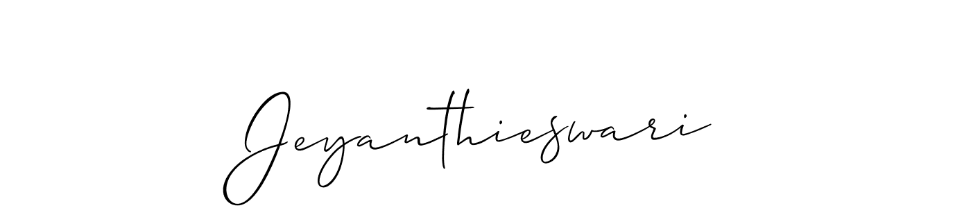 Also You can easily find your signature by using the search form. We will create Jeyanthieswari name handwritten signature images for you free of cost using Allison_Script sign style. Jeyanthieswari signature style 2 images and pictures png