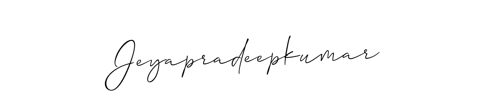 How to Draw Jeyapradeepkumar signature style? Allison_Script is a latest design signature styles for name Jeyapradeepkumar. Jeyapradeepkumar signature style 2 images and pictures png