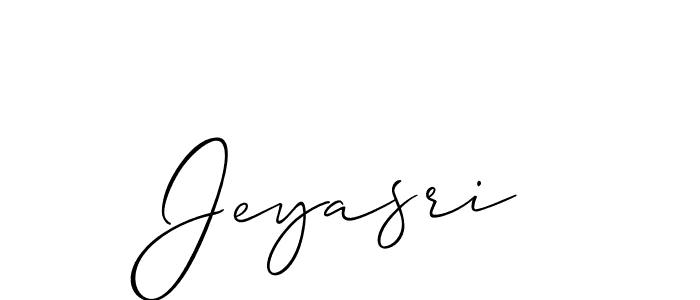 Jeyasri stylish signature style. Best Handwritten Sign (Allison_Script) for my name. Handwritten Signature Collection Ideas for my name Jeyasri. Jeyasri signature style 2 images and pictures png