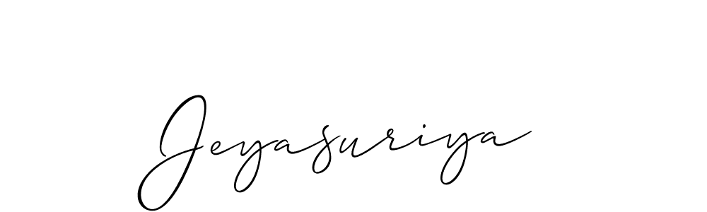 You should practise on your own different ways (Allison_Script) to write your name (Jeyasuriya) in signature. don't let someone else do it for you. Jeyasuriya signature style 2 images and pictures png