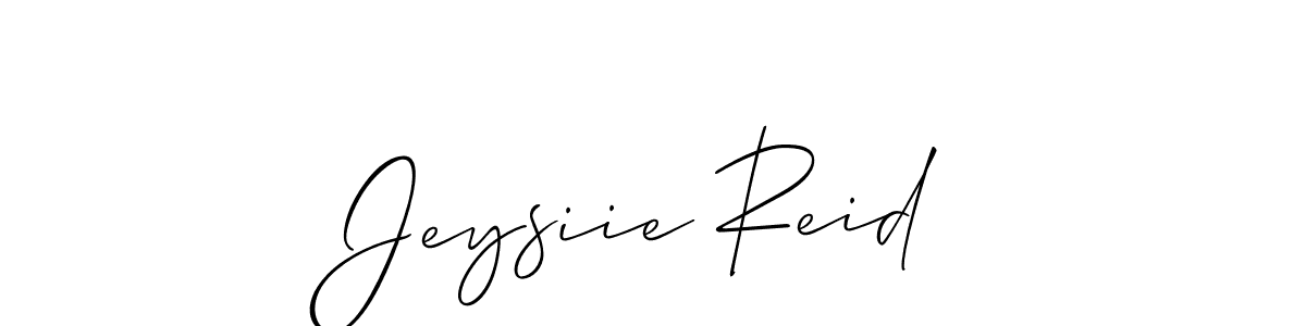 This is the best signature style for the Jeysiie Reid name. Also you like these signature font (Allison_Script). Mix name signature. Jeysiie Reid signature style 2 images and pictures png