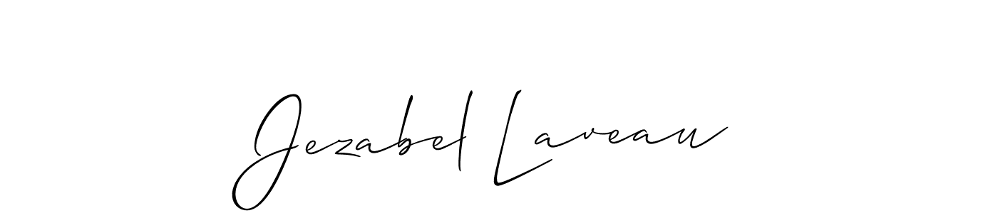 How to Draw Jezabel Laveau signature style? Allison_Script is a latest design signature styles for name Jezabel Laveau. Jezabel Laveau signature style 2 images and pictures png