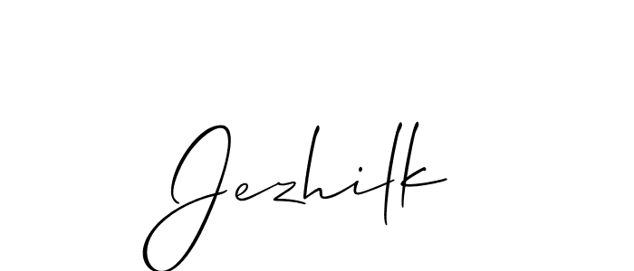 Jezhilk stylish signature style. Best Handwritten Sign (Allison_Script) for my name. Handwritten Signature Collection Ideas for my name Jezhilk. Jezhilk signature style 2 images and pictures png