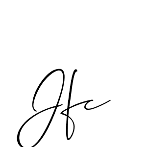 Make a beautiful signature design for name Jfc. Use this online signature maker to create a handwritten signature for free. Jfc signature style 2 images and pictures png
