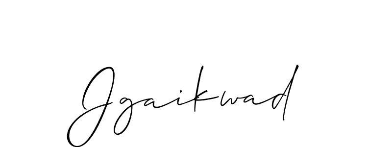 Make a beautiful signature design for name Jgaikwad. With this signature (Allison_Script) style, you can create a handwritten signature for free. Jgaikwad signature style 2 images and pictures png