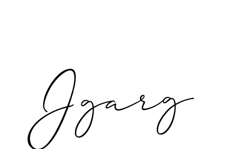 How to make Jgarg name signature. Use Allison_Script style for creating short signs online. This is the latest handwritten sign. Jgarg signature style 2 images and pictures png