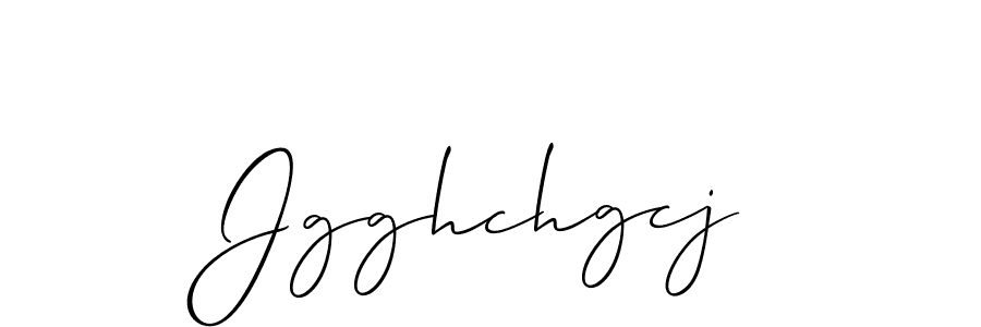 It looks lik you need a new signature style for name Jgghchgcj. Design unique handwritten (Allison_Script) signature with our free signature maker in just a few clicks. Jgghchgcj signature style 2 images and pictures png