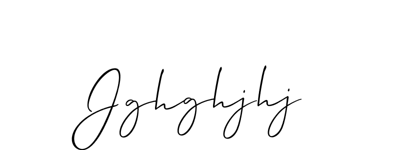 Best and Professional Signature Style for Jghghjhj. Allison_Script Best Signature Style Collection. Jghghjhj signature style 2 images and pictures png