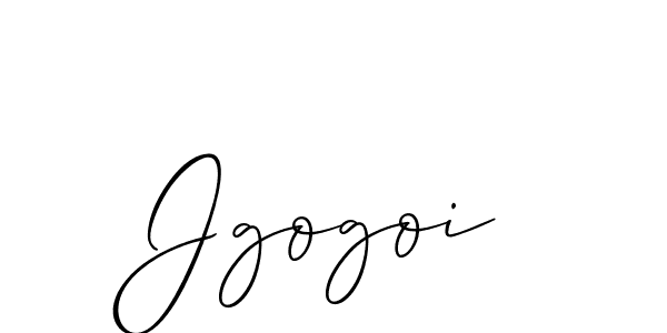 Make a beautiful signature design for name Jgogoi. With this signature (Allison_Script) style, you can create a handwritten signature for free. Jgogoi signature style 2 images and pictures png