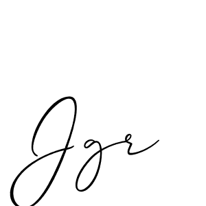 if you are searching for the best signature style for your name Jgr. so please give up your signature search. here we have designed multiple signature styles  using Allison_Script. Jgr signature style 2 images and pictures png