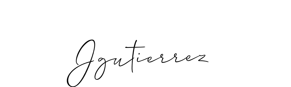 Best and Professional Signature Style for Jgutierrez. Allison_Script Best Signature Style Collection. Jgutierrez signature style 2 images and pictures png