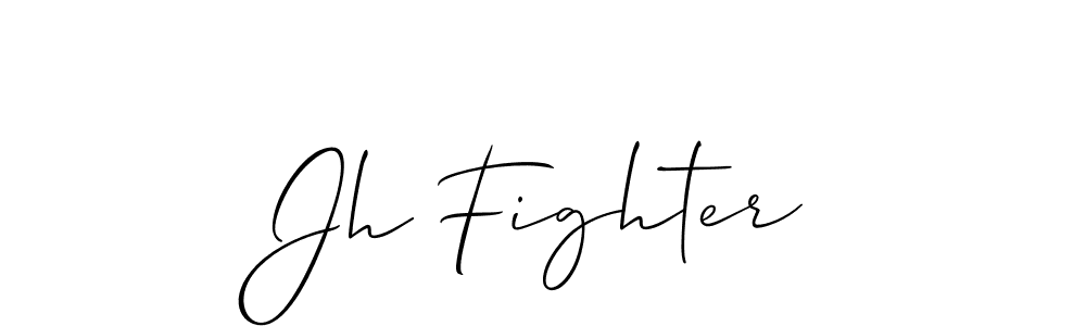 It looks lik you need a new signature style for name Jh Fighter. Design unique handwritten (Allison_Script) signature with our free signature maker in just a few clicks. Jh Fighter signature style 2 images and pictures png