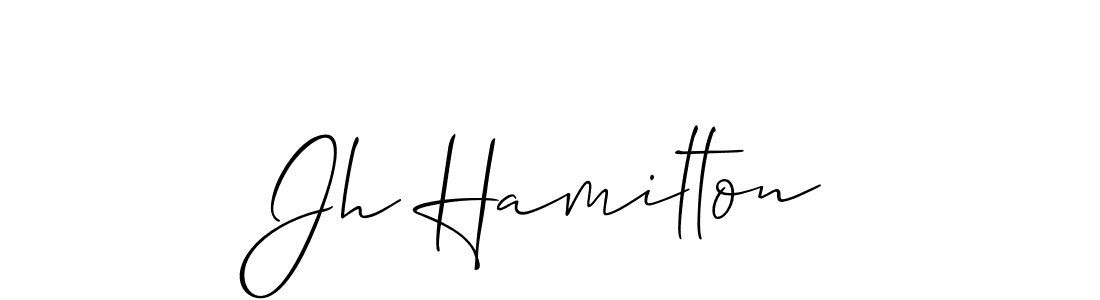 Make a short Jh Hamilton signature style. Manage your documents anywhere anytime using Allison_Script. Create and add eSignatures, submit forms, share and send files easily. Jh Hamilton signature style 2 images and pictures png