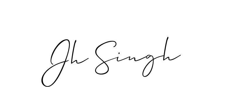 Similarly Allison_Script is the best handwritten signature design. Signature creator online .You can use it as an online autograph creator for name Jh Singh. Jh Singh signature style 2 images and pictures png