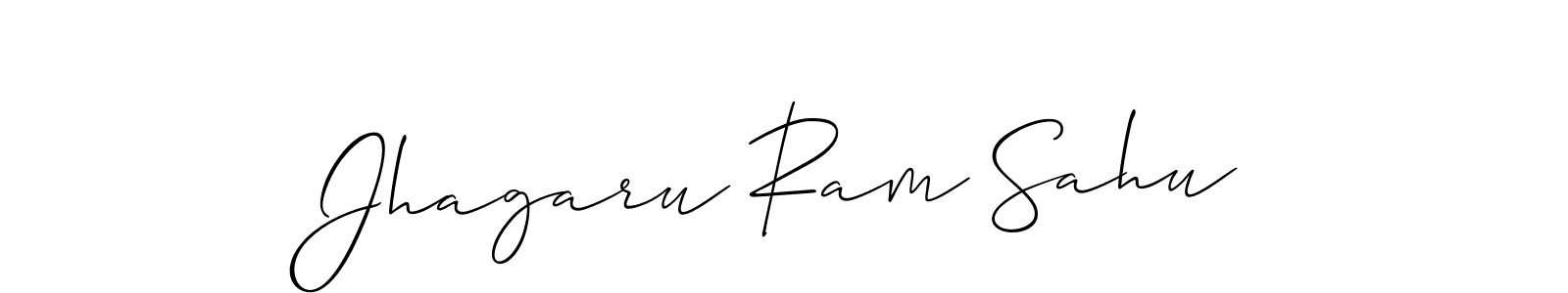 Make a beautiful signature design for name Jhagaru Ram Sahu. Use this online signature maker to create a handwritten signature for free. Jhagaru Ram Sahu signature style 2 images and pictures png
