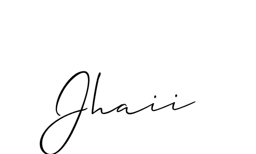 How to Draw Jhaii signature style? Allison_Script is a latest design signature styles for name Jhaii. Jhaii signature style 2 images and pictures png