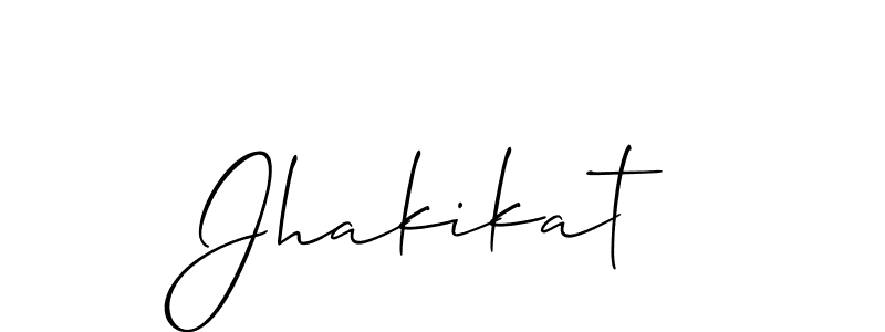 if you are searching for the best signature style for your name Jhakikat. so please give up your signature search. here we have designed multiple signature styles  using Allison_Script. Jhakikat signature style 2 images and pictures png