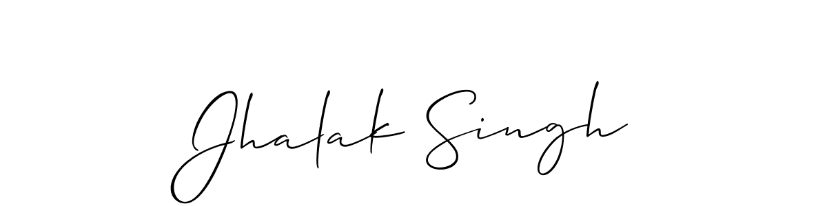 Make a beautiful signature design for name Jhalak Singh. Use this online signature maker to create a handwritten signature for free. Jhalak Singh signature style 2 images and pictures png
