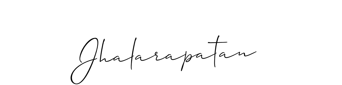 It looks lik you need a new signature style for name Jhalarapatan. Design unique handwritten (Allison_Script) signature with our free signature maker in just a few clicks. Jhalarapatan signature style 2 images and pictures png