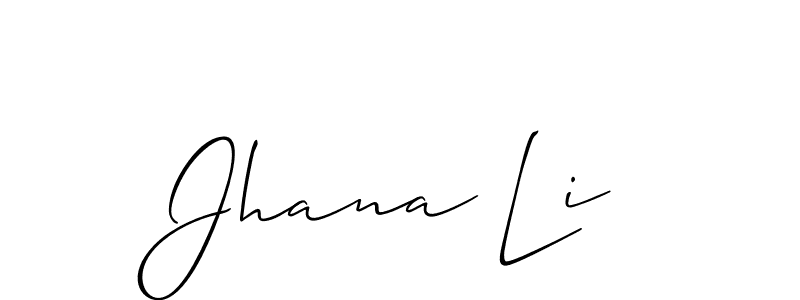 You can use this online signature creator to create a handwritten signature for the name Jhana Li. This is the best online autograph maker. Jhana Li signature style 2 images and pictures png