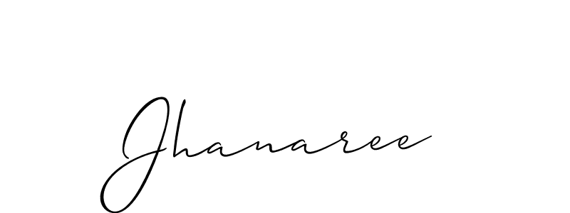 Make a short Jhanaree signature style. Manage your documents anywhere anytime using Allison_Script. Create and add eSignatures, submit forms, share and send files easily. Jhanaree signature style 2 images and pictures png