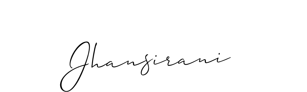 Best and Professional Signature Style for Jhansirani. Allison_Script Best Signature Style Collection. Jhansirani signature style 2 images and pictures png