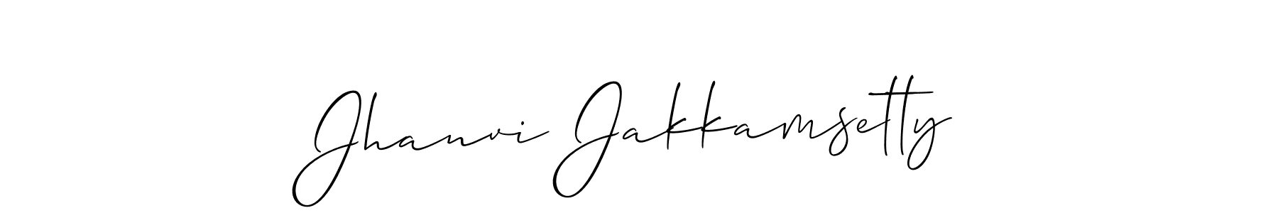 Best and Professional Signature Style for Jhanvi Jakkamsetty. Allison_Script Best Signature Style Collection. Jhanvi Jakkamsetty signature style 2 images and pictures png