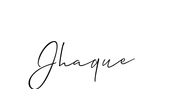 How to make Jhaque name signature. Use Allison_Script style for creating short signs online. This is the latest handwritten sign. Jhaque signature style 2 images and pictures png