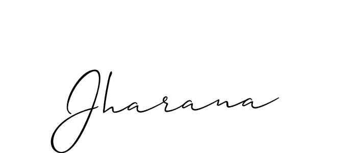 It looks lik you need a new signature style for name Jharana. Design unique handwritten (Allison_Script) signature with our free signature maker in just a few clicks. Jharana signature style 2 images and pictures png