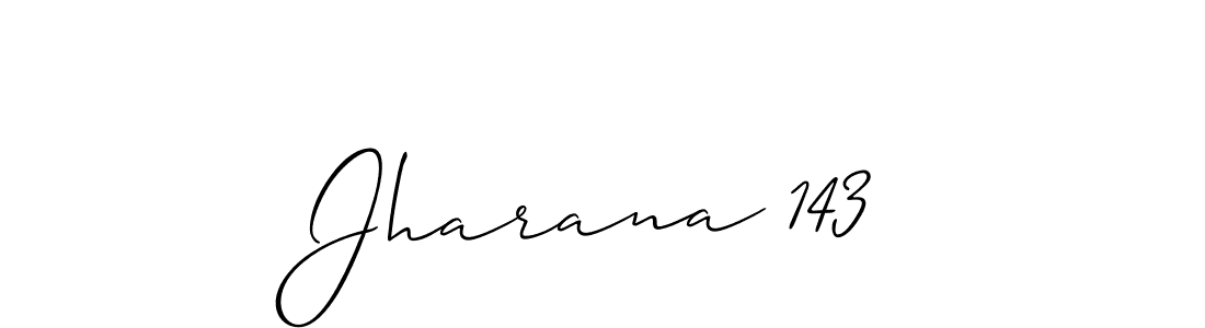 Make a beautiful signature design for name Jharana 143. With this signature (Allison_Script) style, you can create a handwritten signature for free. Jharana 143 signature style 2 images and pictures png