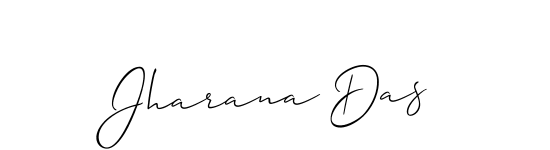 Create a beautiful signature design for name Jharana Das. With this signature (Allison_Script) fonts, you can make a handwritten signature for free. Jharana Das signature style 2 images and pictures png