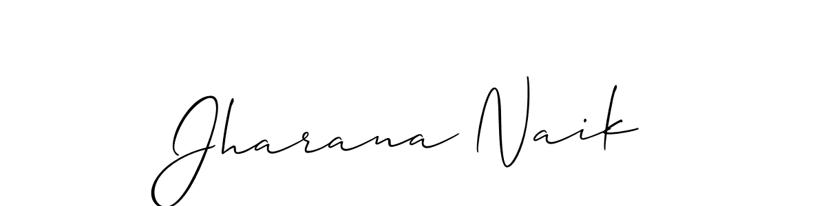 if you are searching for the best signature style for your name Jharana Naik. so please give up your signature search. here we have designed multiple signature styles  using Allison_Script. Jharana Naik signature style 2 images and pictures png