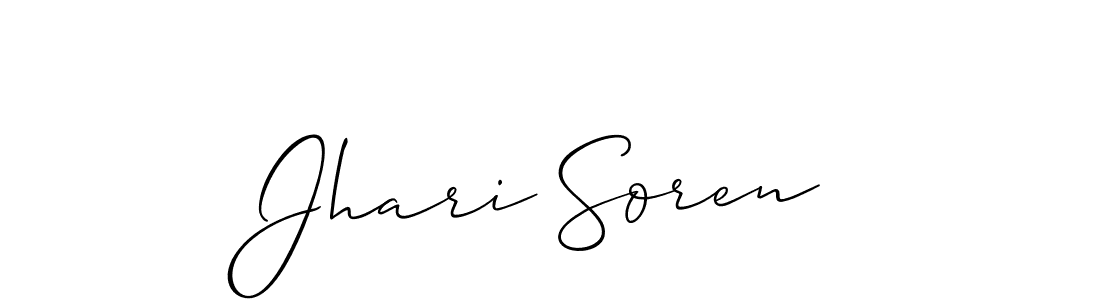 Once you've used our free online signature maker to create your best signature Allison_Script style, it's time to enjoy all of the benefits that Jhari Soren name signing documents. Jhari Soren signature style 2 images and pictures png