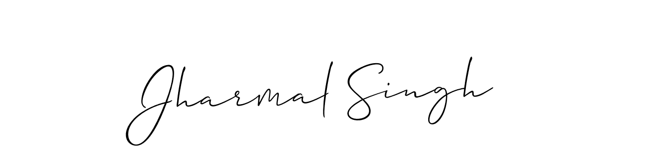 if you are searching for the best signature style for your name Jharmal Singh. so please give up your signature search. here we have designed multiple signature styles  using Allison_Script. Jharmal Singh signature style 2 images and pictures png