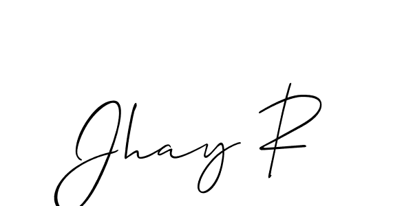 Make a short Jhay R signature style. Manage your documents anywhere anytime using Allison_Script. Create and add eSignatures, submit forms, share and send files easily. Jhay R signature style 2 images and pictures png