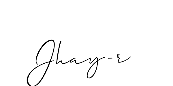 Once you've used our free online signature maker to create your best signature Allison_Script style, it's time to enjoy all of the benefits that Jhay-r name signing documents. Jhay-r signature style 2 images and pictures png