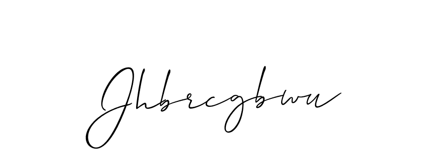 Allison_Script is a professional signature style that is perfect for those who want to add a touch of class to their signature. It is also a great choice for those who want to make their signature more unique. Get Jhbrcgbwu name to fancy signature for free. Jhbrcgbwu signature style 2 images and pictures png