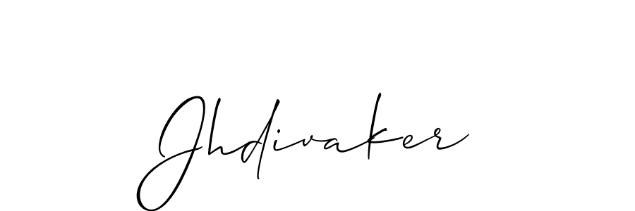 Make a beautiful signature design for name Jhdivaker. Use this online signature maker to create a handwritten signature for free. Jhdivaker signature style 2 images and pictures png
