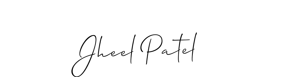 Make a beautiful signature design for name Jheel Patel. Use this online signature maker to create a handwritten signature for free. Jheel Patel signature style 2 images and pictures png