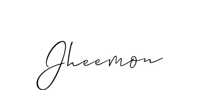 You can use this online signature creator to create a handwritten signature for the name Jheemon. This is the best online autograph maker. Jheemon signature style 2 images and pictures png