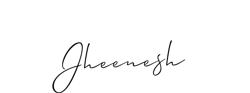 How to Draw Jheenesh signature style? Allison_Script is a latest design signature styles for name Jheenesh. Jheenesh signature style 2 images and pictures png