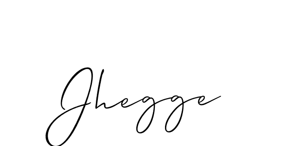 How to Draw Jhegge signature style? Allison_Script is a latest design signature styles for name Jhegge. Jhegge signature style 2 images and pictures png