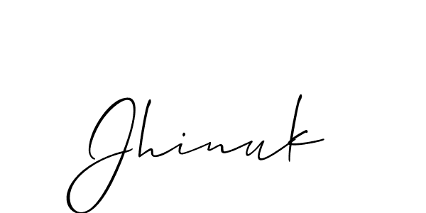 How to Draw Jhinuk signature style? Allison_Script is a latest design signature styles for name Jhinuk. Jhinuk signature style 2 images and pictures png