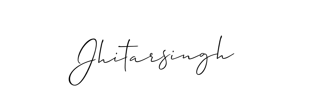It looks lik you need a new signature style for name Jhitarsingh. Design unique handwritten (Allison_Script) signature with our free signature maker in just a few clicks. Jhitarsingh signature style 2 images and pictures png