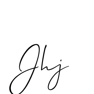 It looks lik you need a new signature style for name Jhj. Design unique handwritten (Allison_Script) signature with our free signature maker in just a few clicks. Jhj signature style 2 images and pictures png