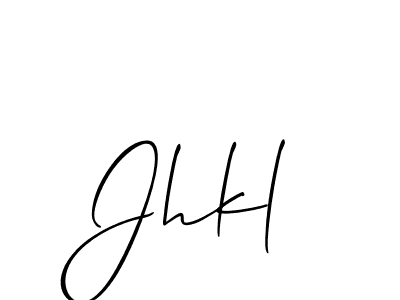 Best and Professional Signature Style for Jhkl. Allison_Script Best Signature Style Collection. Jhkl signature style 2 images and pictures png