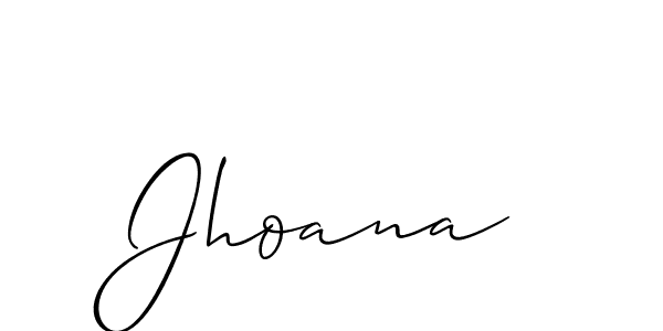 Also You can easily find your signature by using the search form. We will create Jhoana name handwritten signature images for you free of cost using Allison_Script sign style. Jhoana signature style 2 images and pictures png