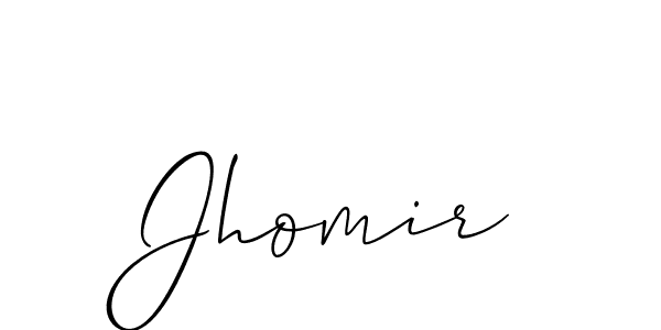 Once you've used our free online signature maker to create your best signature Allison_Script style, it's time to enjoy all of the benefits that Jhomir name signing documents. Jhomir signature style 2 images and pictures png