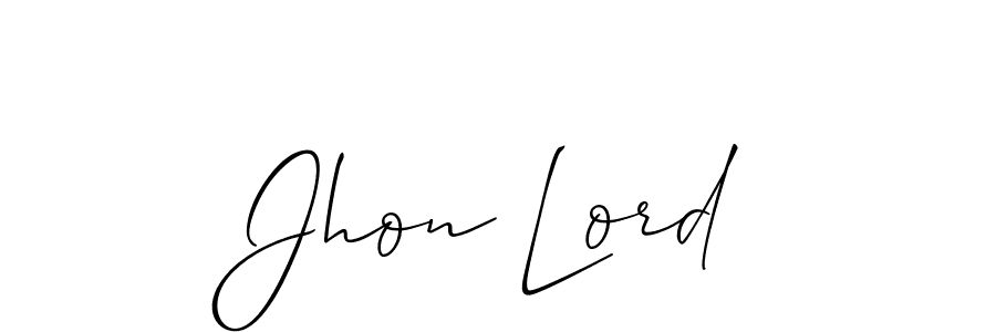 if you are searching for the best signature style for your name Jhon Lord. so please give up your signature search. here we have designed multiple signature styles  using Allison_Script. Jhon Lord signature style 2 images and pictures png